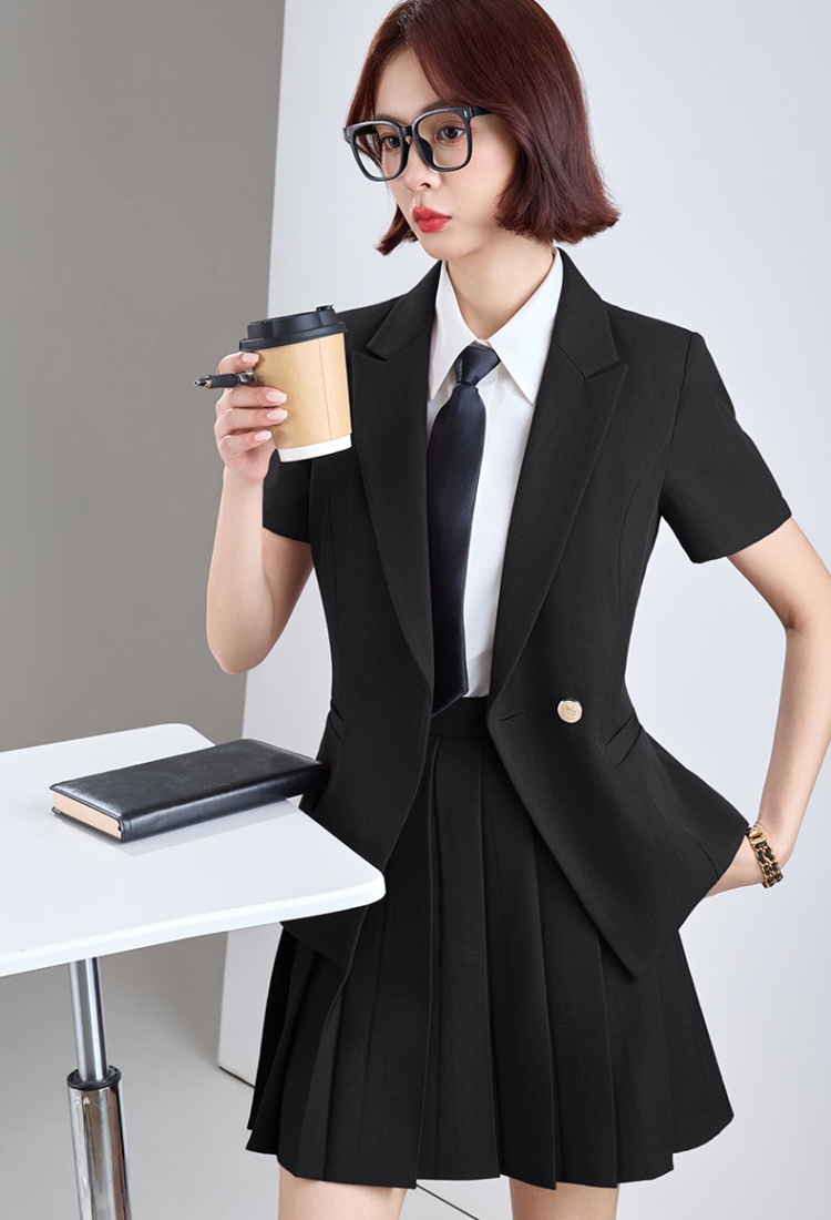 Summer thin business suit profession coat a set for women