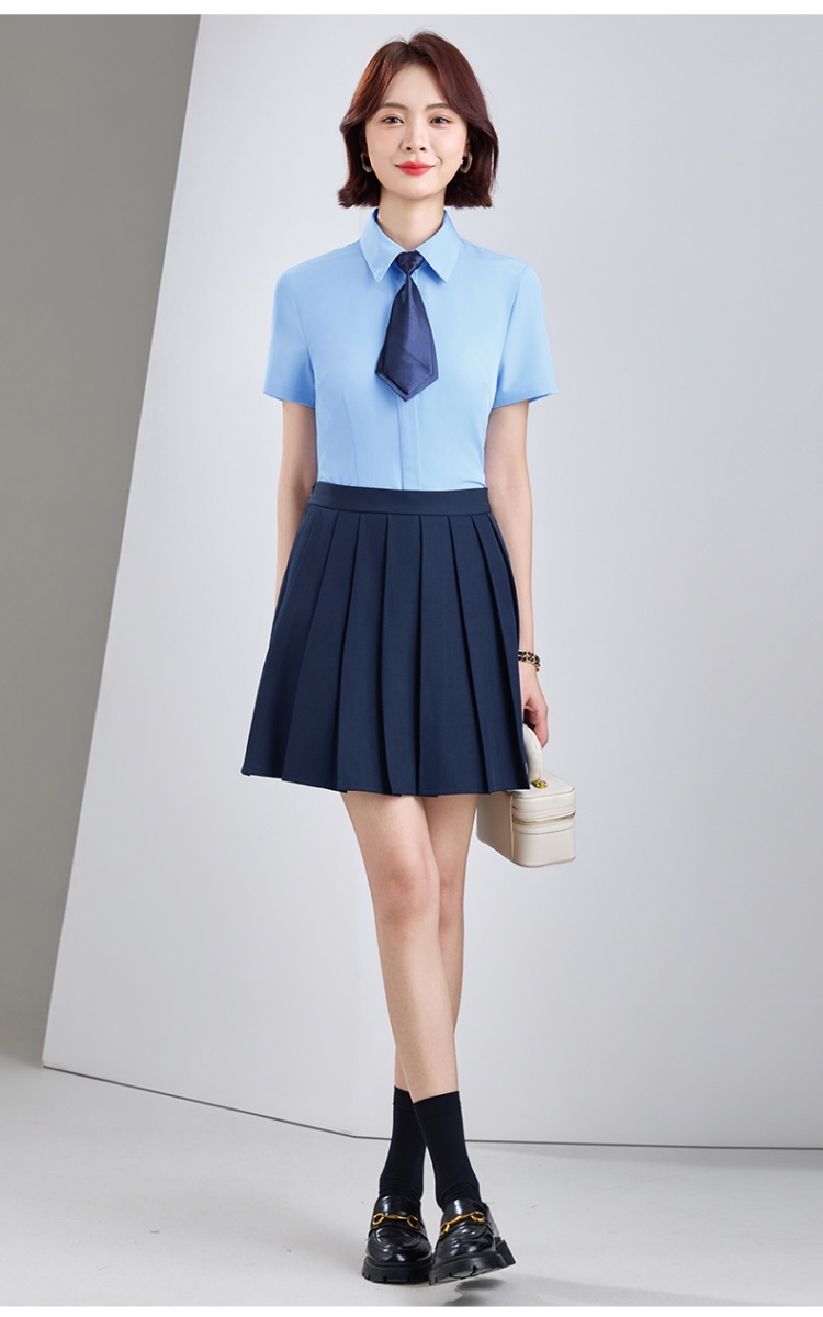 Short sleeve skirt business suit a set for women