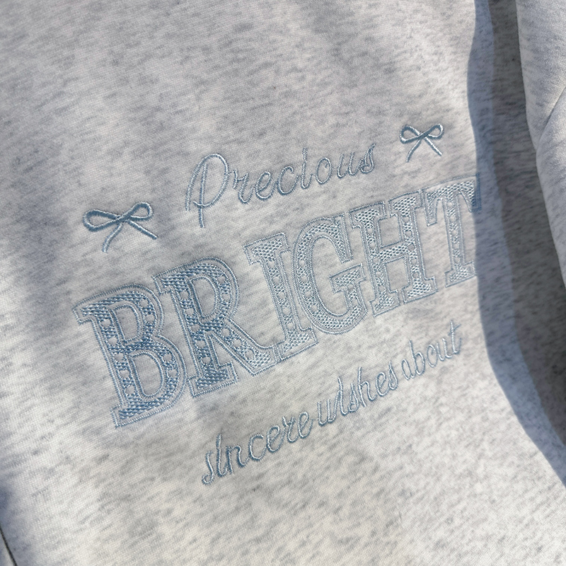 Pseudo-two loose tops thin stripe hoodie