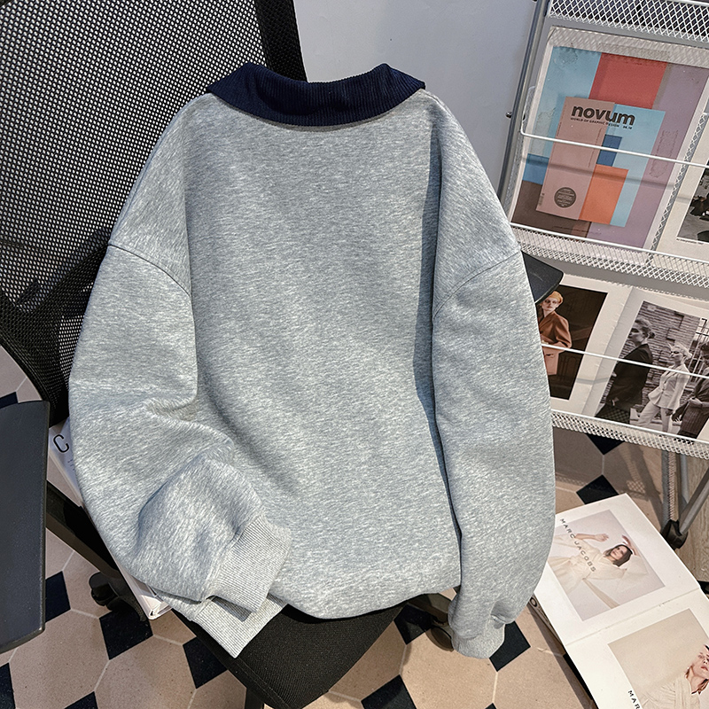 Mixed colors hoodie thin tops for women