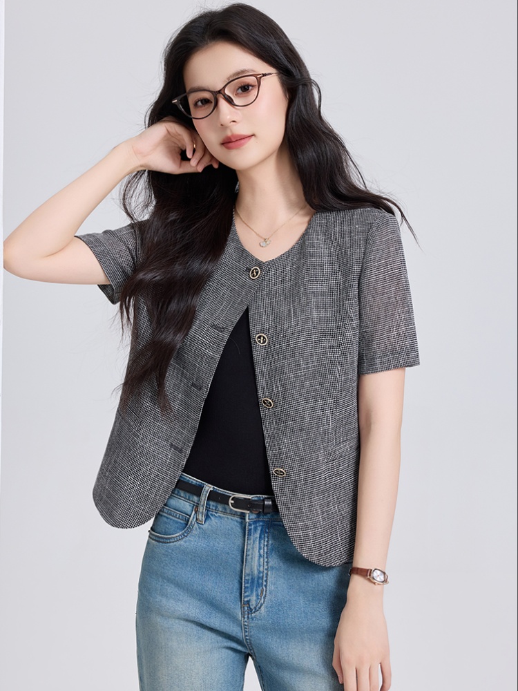 Summer profession business suit thin jacket for women