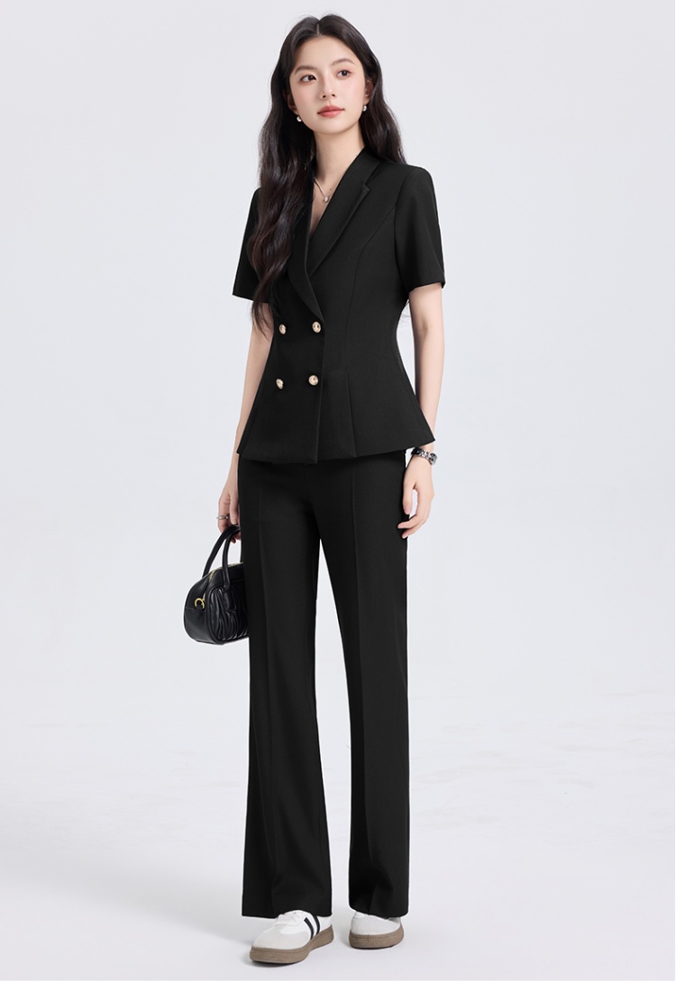 Thin summer coat profession business suit a set