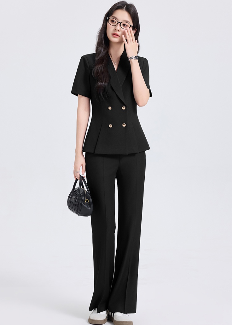 Thin summer coat profession business suit a set