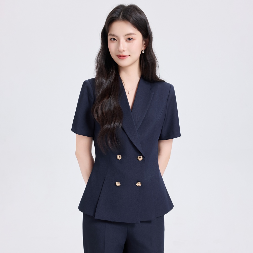 Thin summer coat profession business suit a set