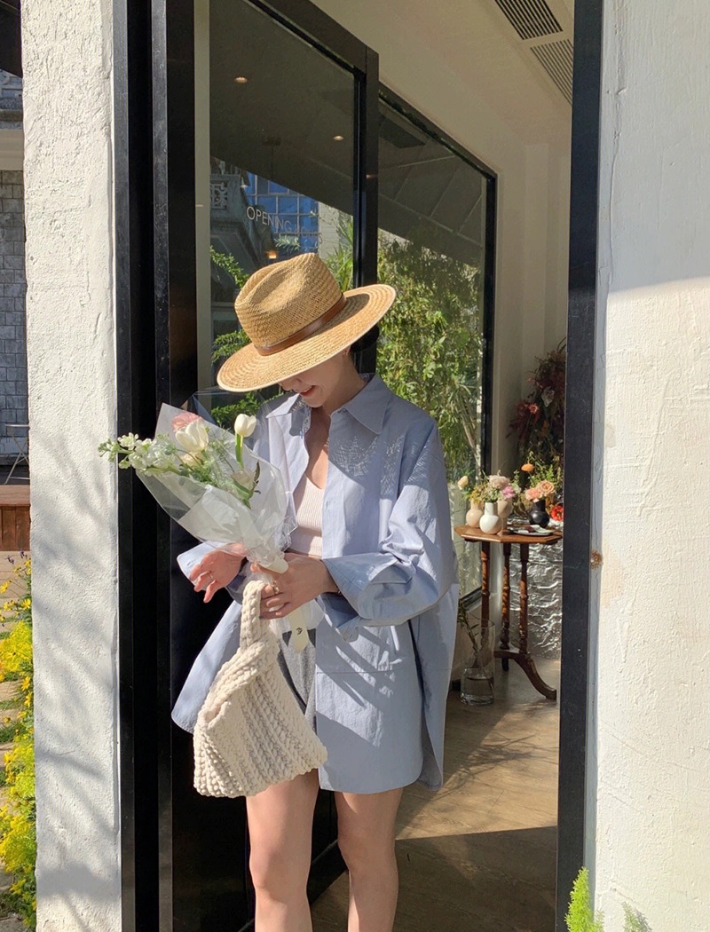 Casual lazy loose long sleeve shirt for women