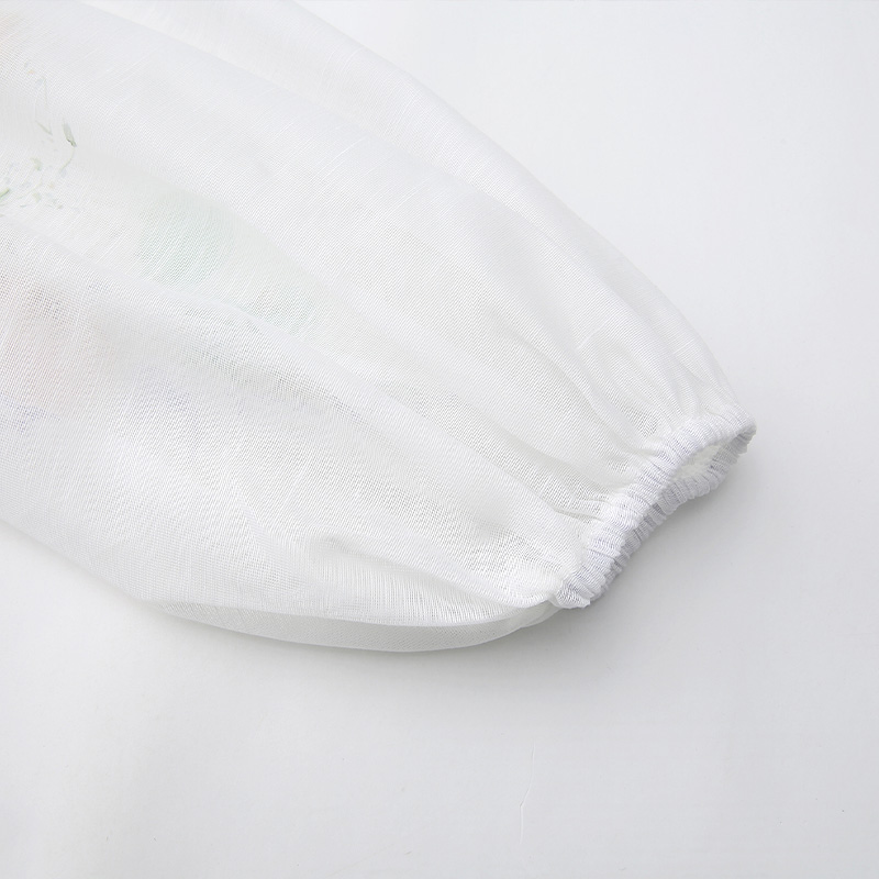 Flowers spring and summer long vacation printing dress