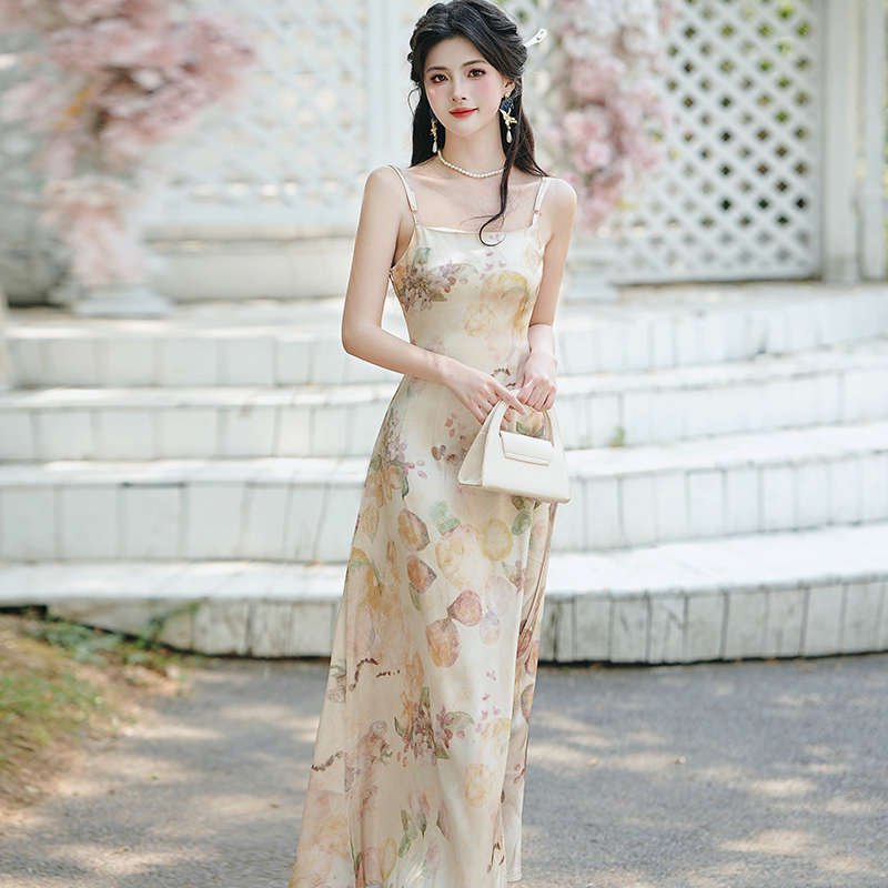 Chinese style dress mixed colors business suit 2pcs set