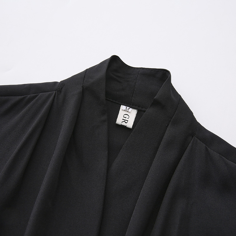 Sleeveless retro lace splice spring and summer long dress