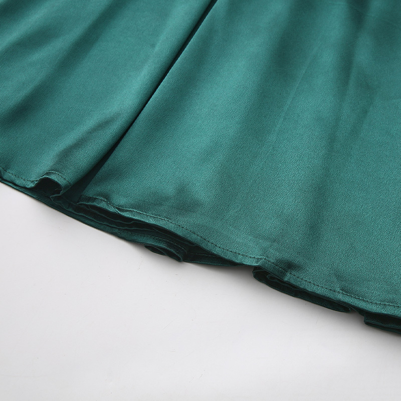 Spring lace long cstand collar splice dress