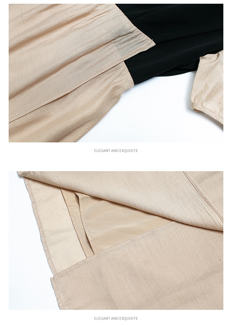 Summer slim dress short sleeve fat long dress for women