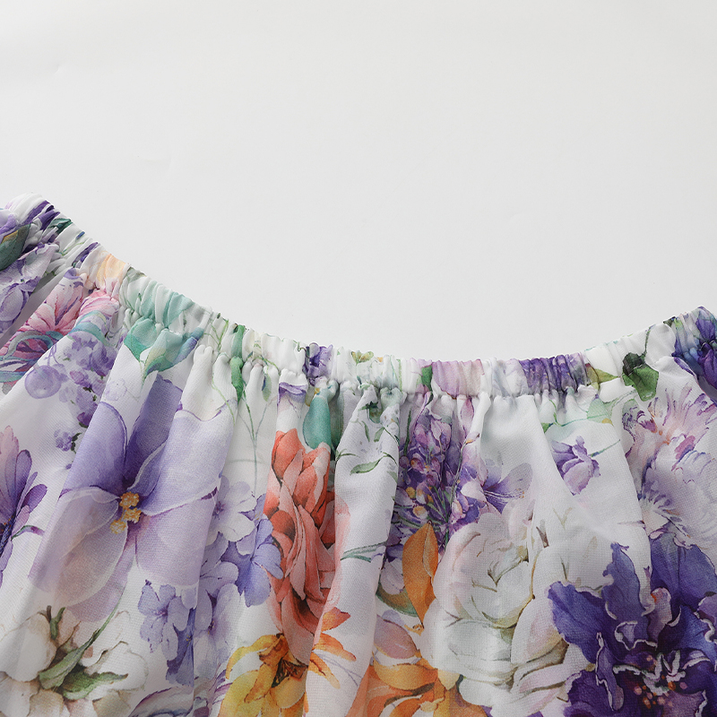 Split dress spring and summer beach dress