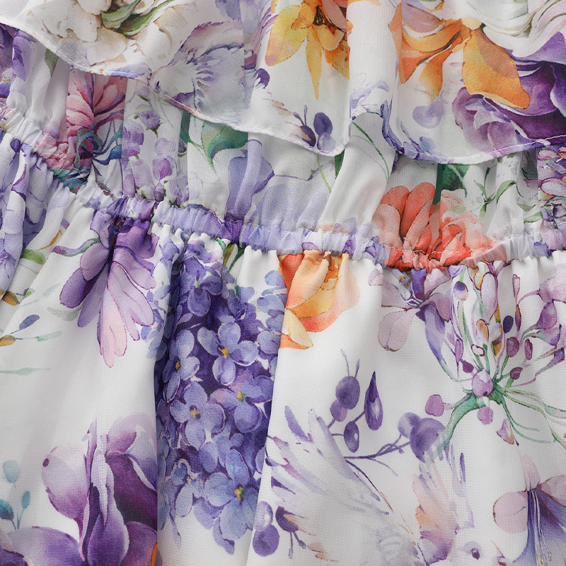 Split dress spring and summer beach dress