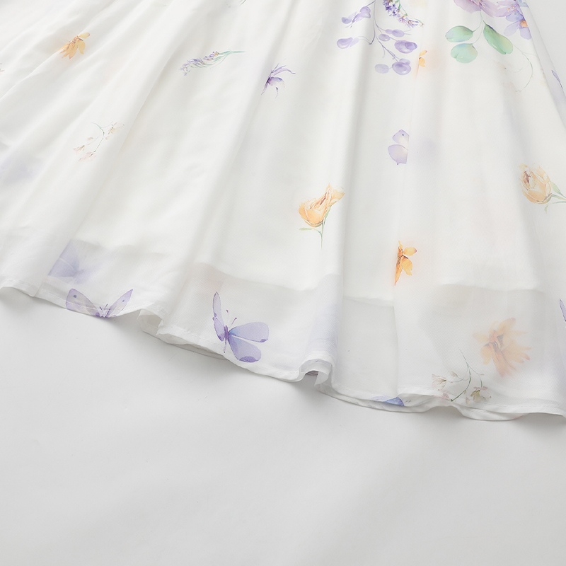 Split dress spring and summer beach dress