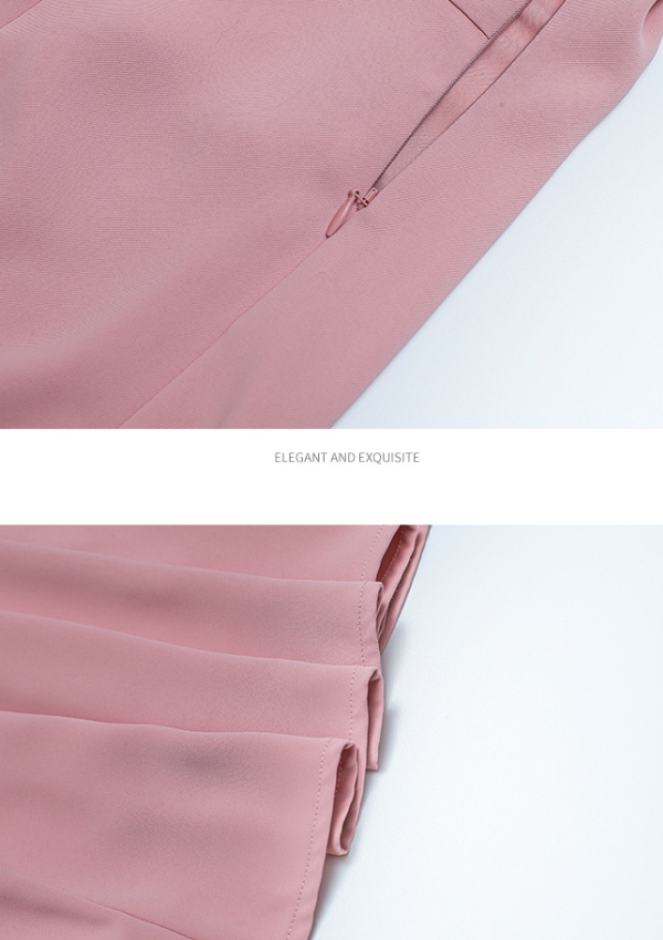 Elegant slim summer sweet show young fat dress for women