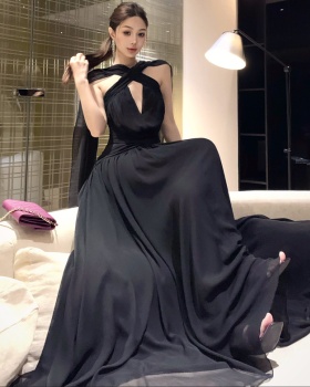 Streamer banquet formal dress vacation sexy dress