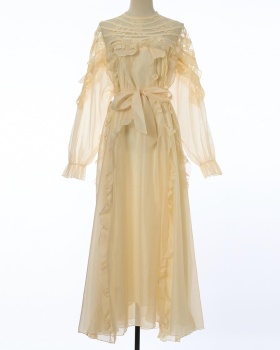 Splice elegant spring and summer long lace dress