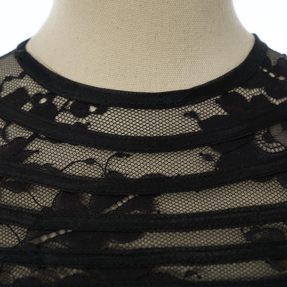 Splice elegant spring and summer long lace dress