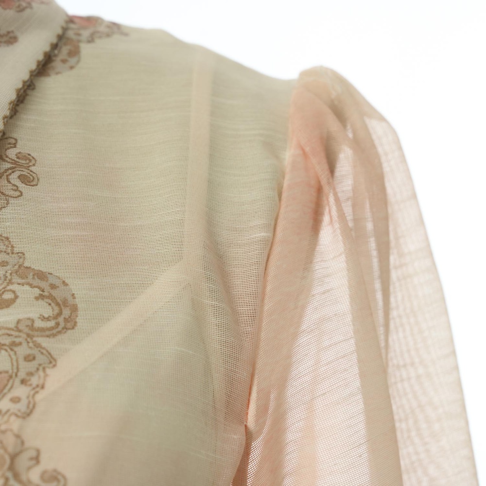 Mini vacation pinched waist lapel printing pattern dress