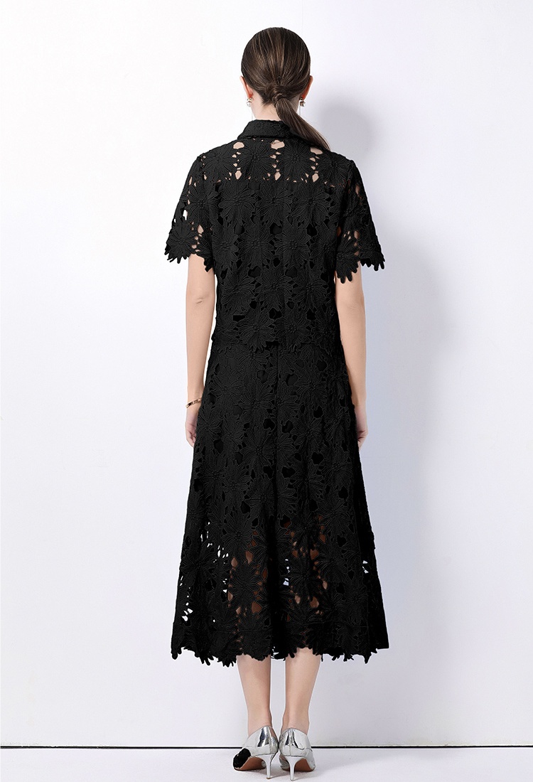 Short high waist tops elegant cardigan 2pcs set