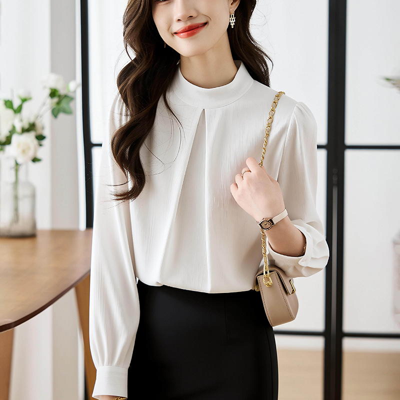 Korean style temperament chiffon shirt loose fashion tops