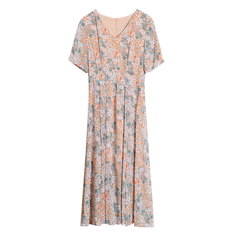 Temperament chiffon dress tender long dress for women