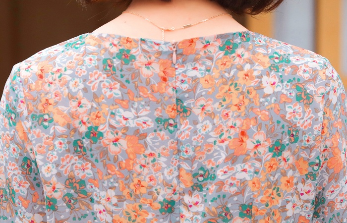 Temperament chiffon dress tender long dress for women