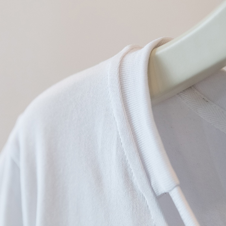 V-neck short sleeve tops show young T-shirt for women