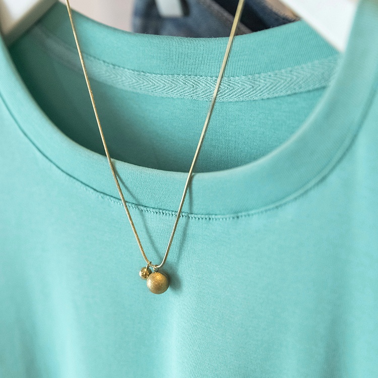 Short sleeve large yard T-shirt fat sister tops for women