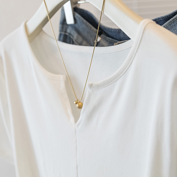 Large yard summer tops fat sister slim T-shirt