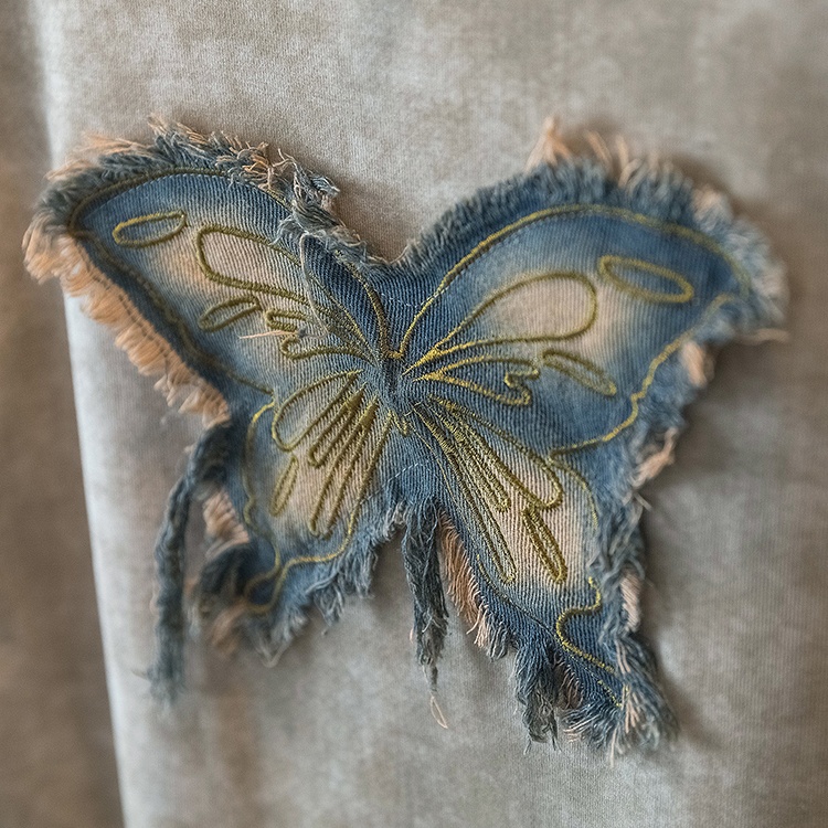 Summer slim all-match T-shirt large yard fat sister loose tops