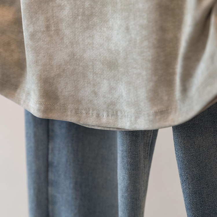 Summer slim all-match T-shirt large yard fat sister loose tops