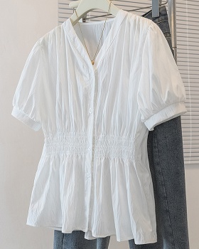 Summer Korean style shirt large yard tops for women