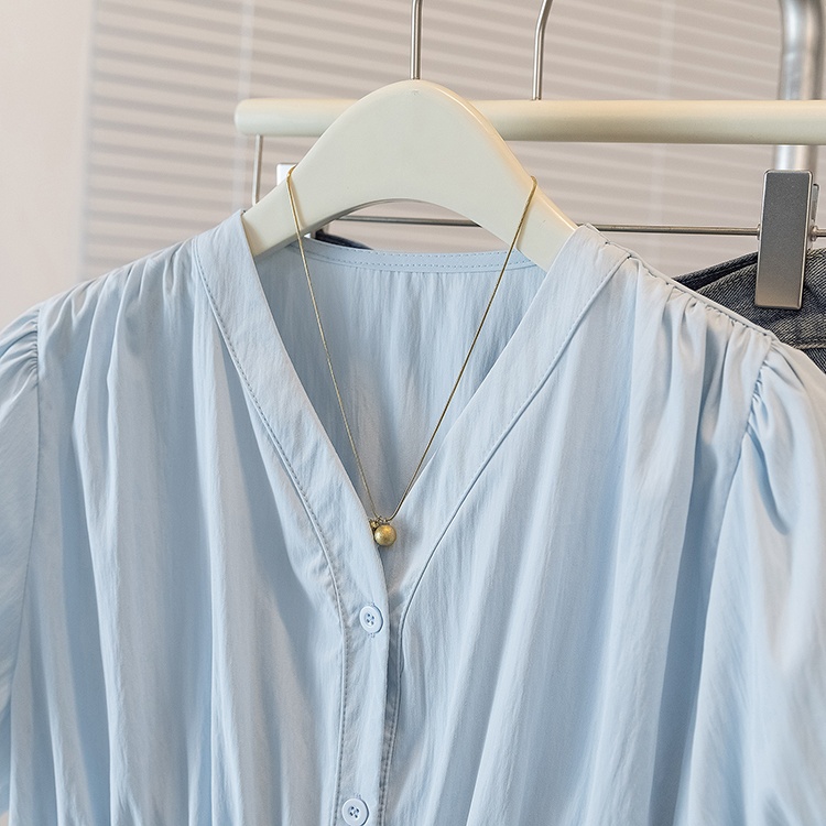 Summer Korean style shirt large yard tops for women