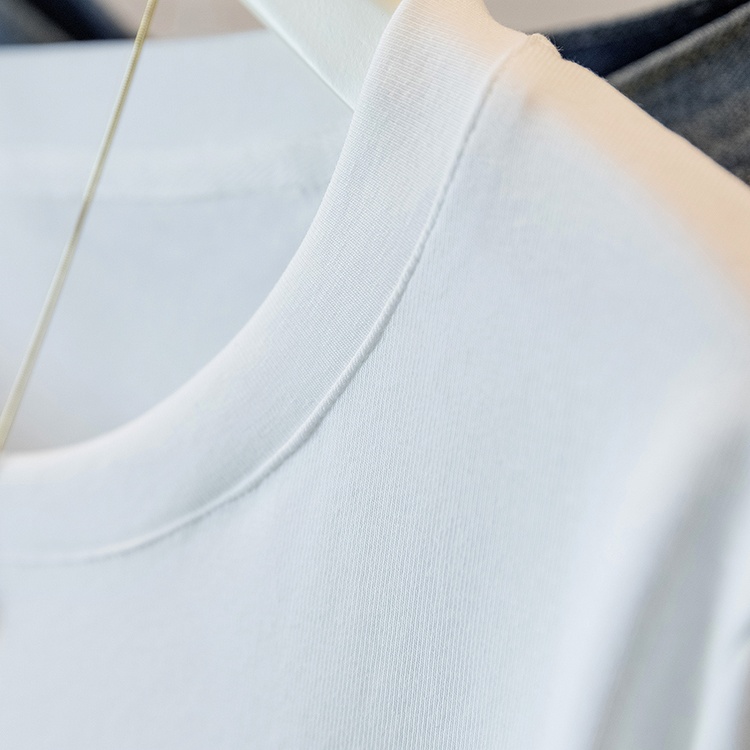 Fat sister loose T-shirt Korean style printing tops for women