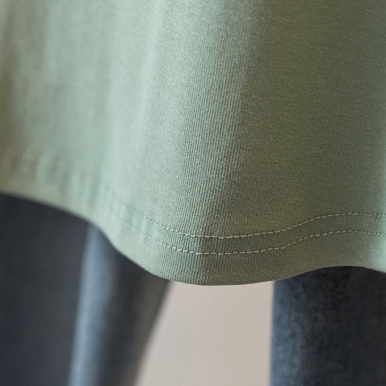 Fat sister loose T-shirt Korean style printing tops for women