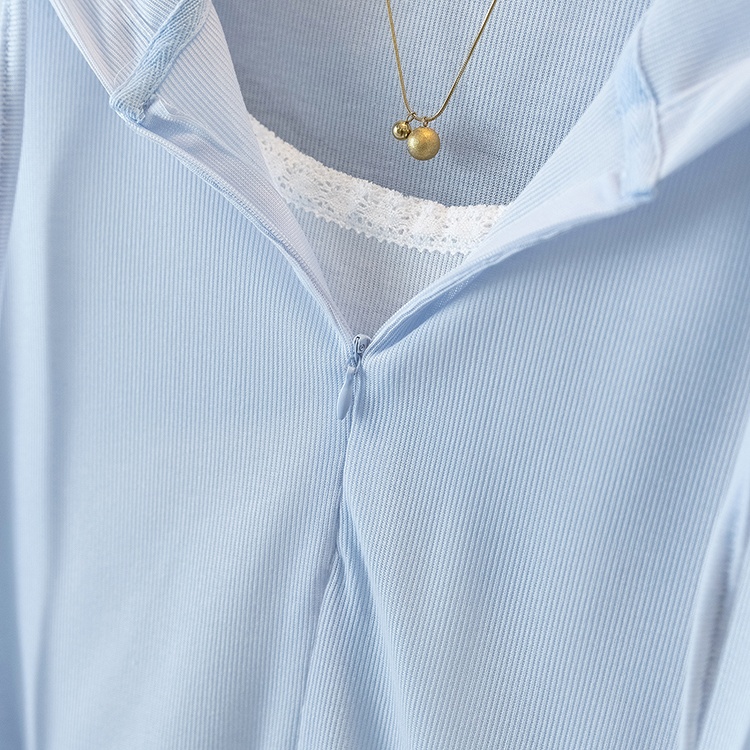 All-match fashionable T-shirt hooded tops for women