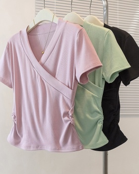 Large yard fat sister T-shirt show young tops for women