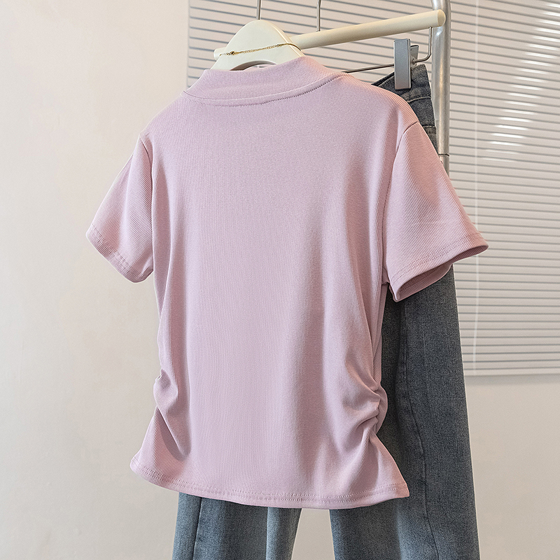 Large yard fat sister T-shirt show young tops for women