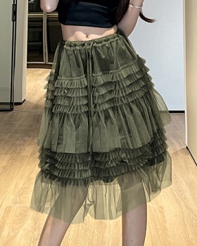 Slim spring and summer Korean style long skirt for women