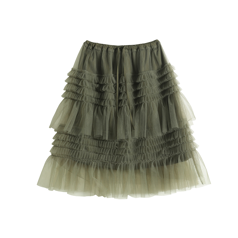 Slim spring and summer Korean style long skirt for women