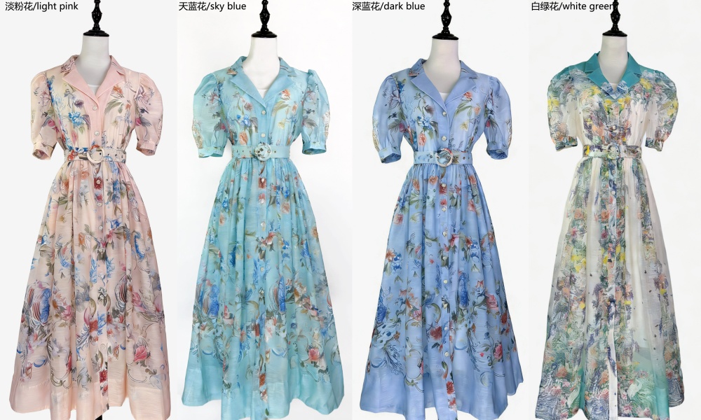 France style dress spring and summer long dress