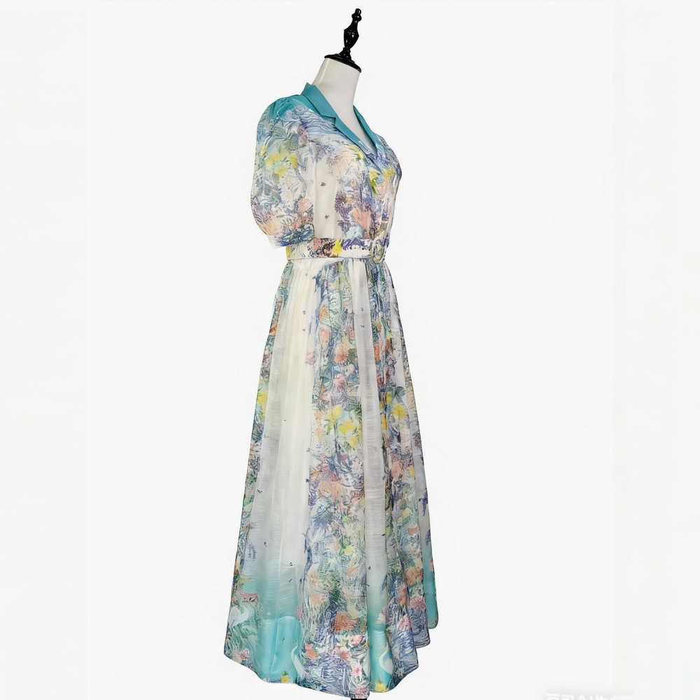 France style dress spring and summer long dress