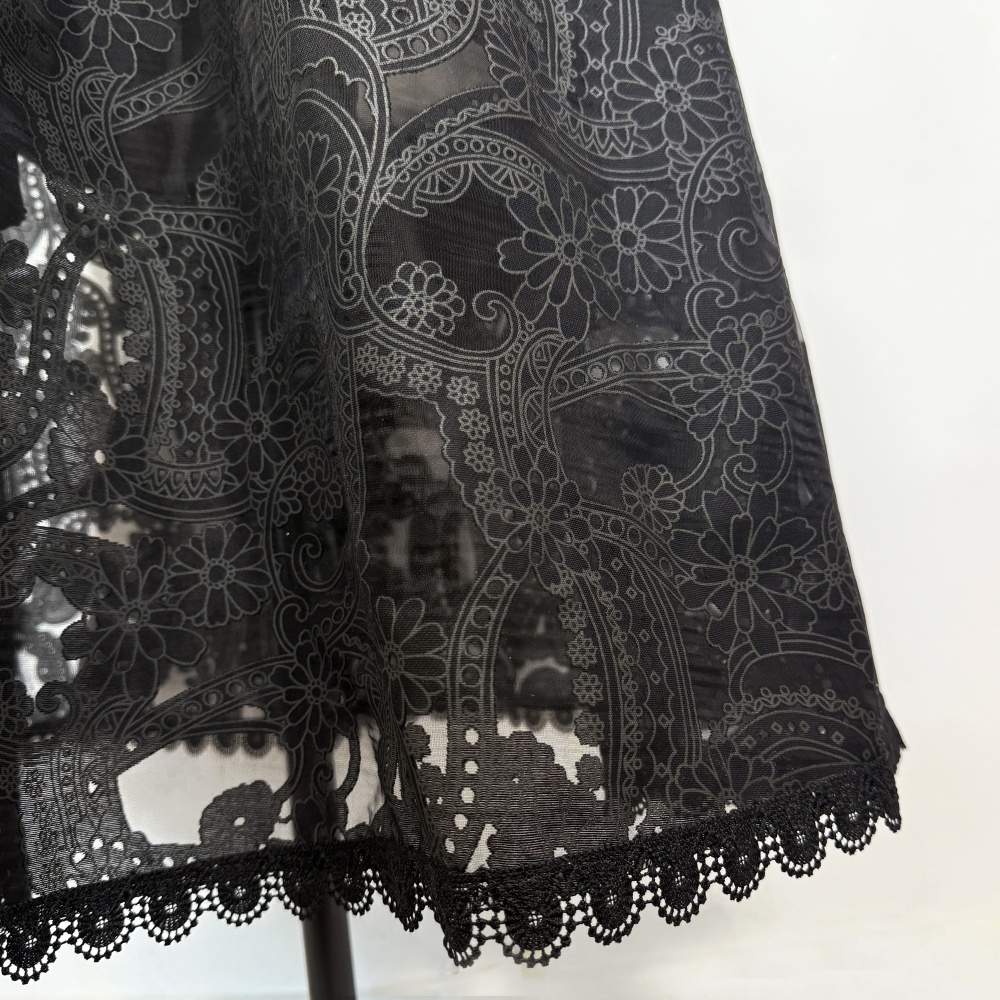 Vacation long dress trumpet sleeves dress