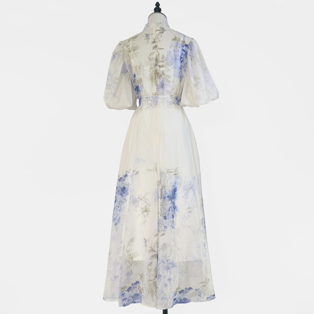 Inside the ride long dress France style dress