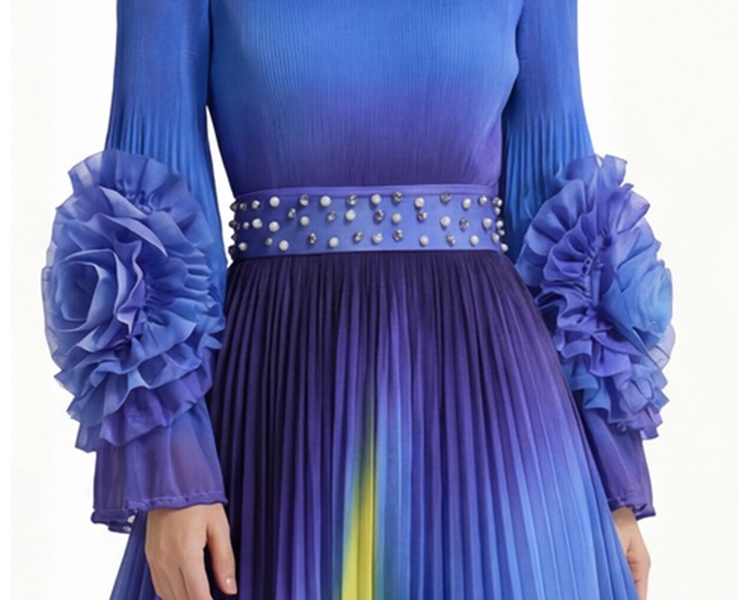 Printing Bohemian beach dress