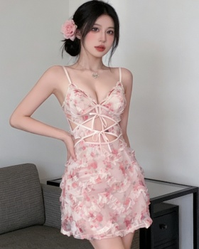 Hollow stereoscopic night dress fashion dress for women