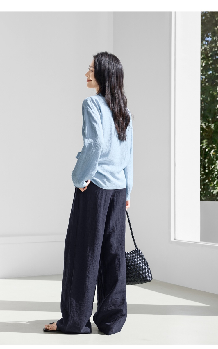 Tie commuting all-match stripe spring temperament shirt