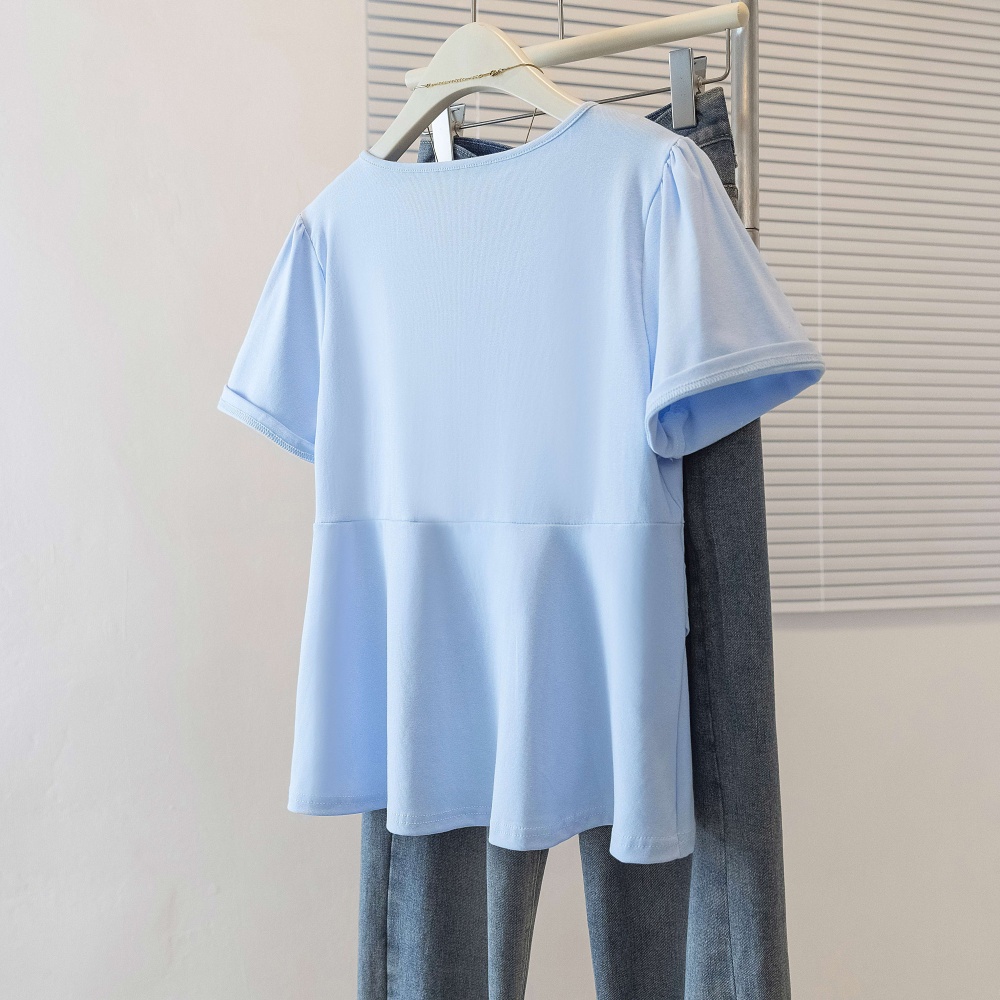 Summer large yard T-shirt pure fresh tops for women