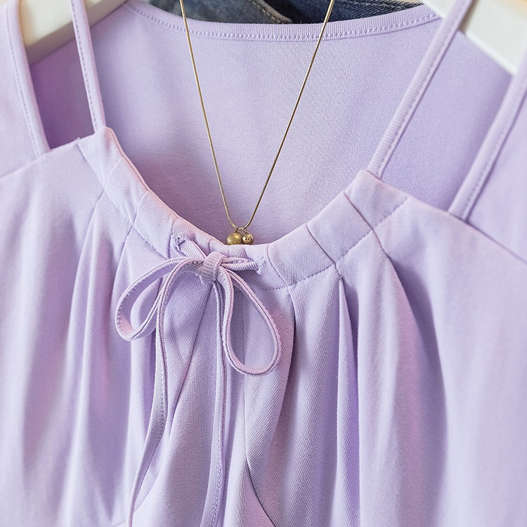 Summer large yard T-shirt pure fresh tops for women