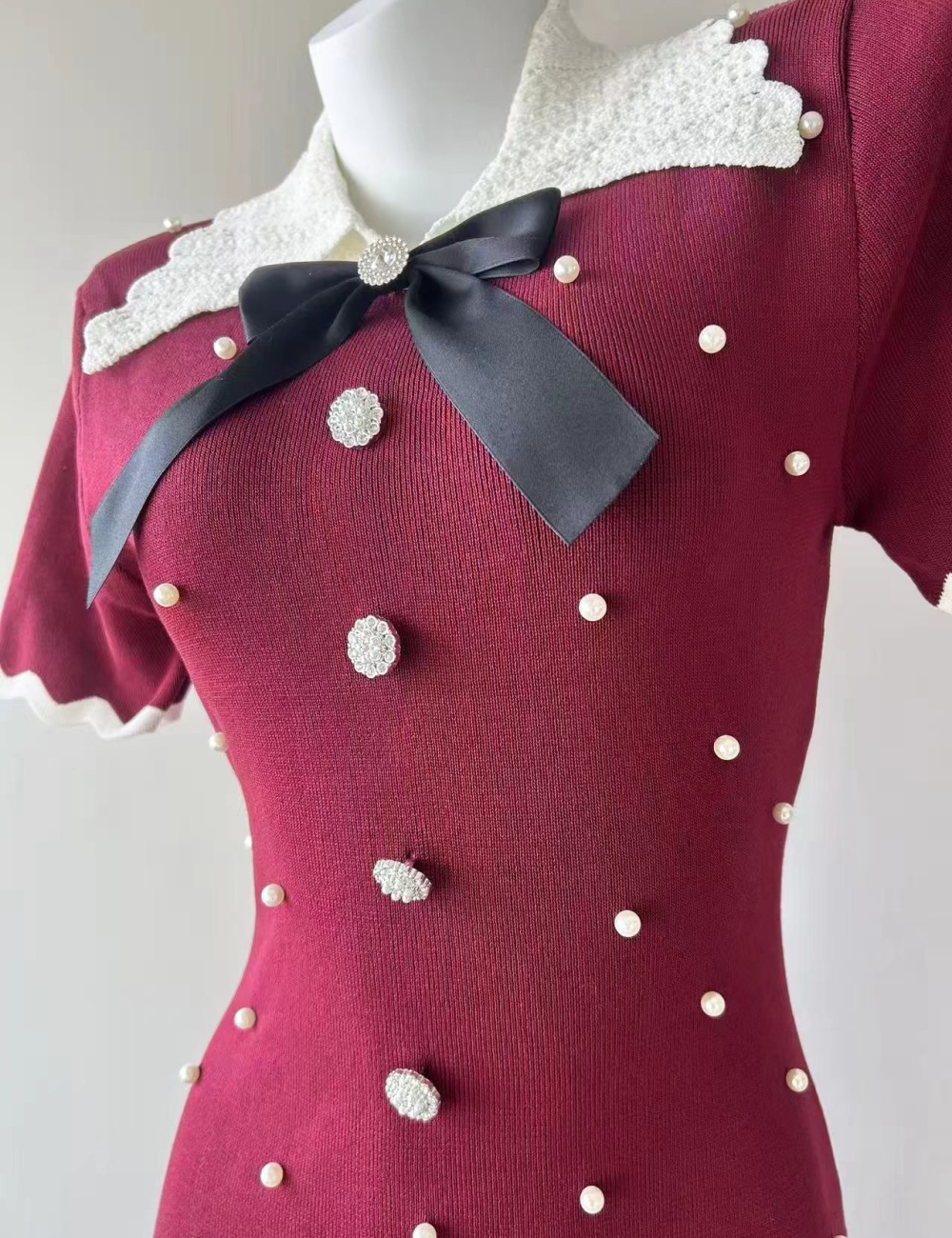 Cover belly chanelstyle dress A-line T-back